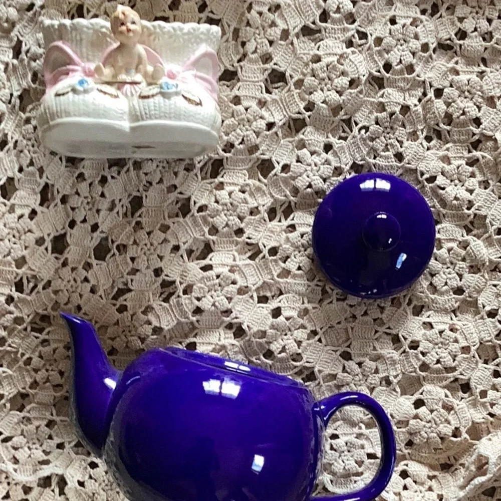 🫖 SEAMIST GREEN HALL VINTAGE TEAPOT SWEET Lil